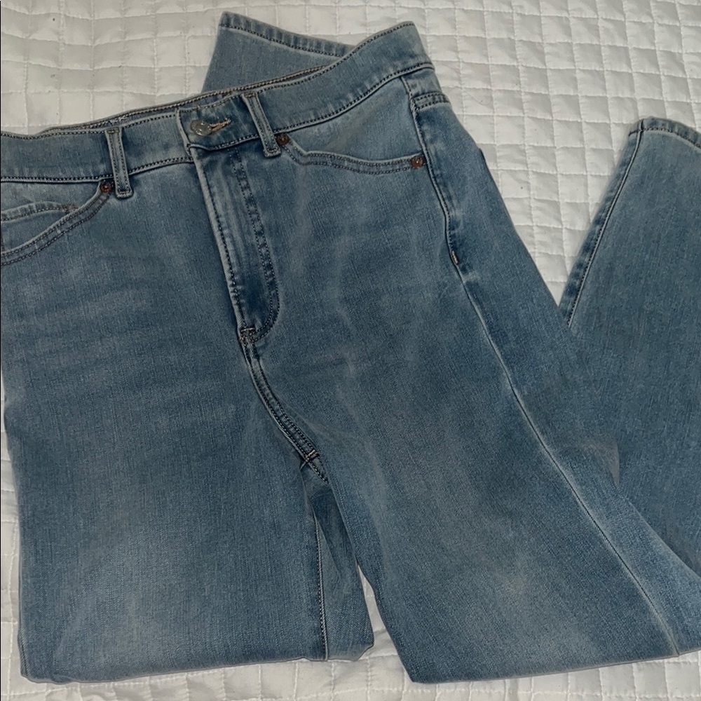 Light Blue Slim High rise Denim Jeans